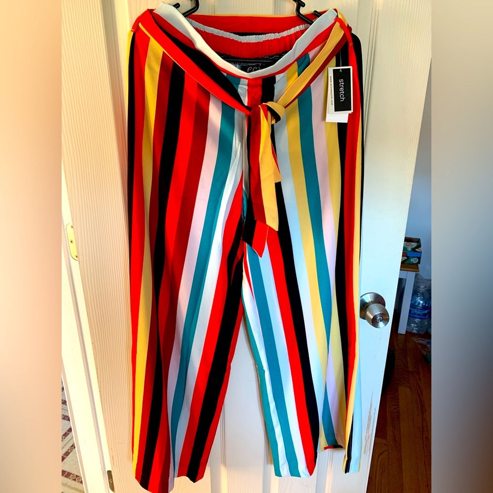 Women’s Colorful Stretch Pants (Medium)